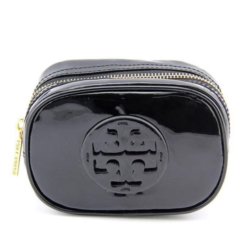 Tory Burch patent small cosmetic case